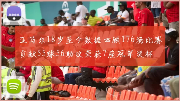 亚马尔18岁至今数据回顾176场比赛贡献55球56助攻荣获7座冠军奖杯