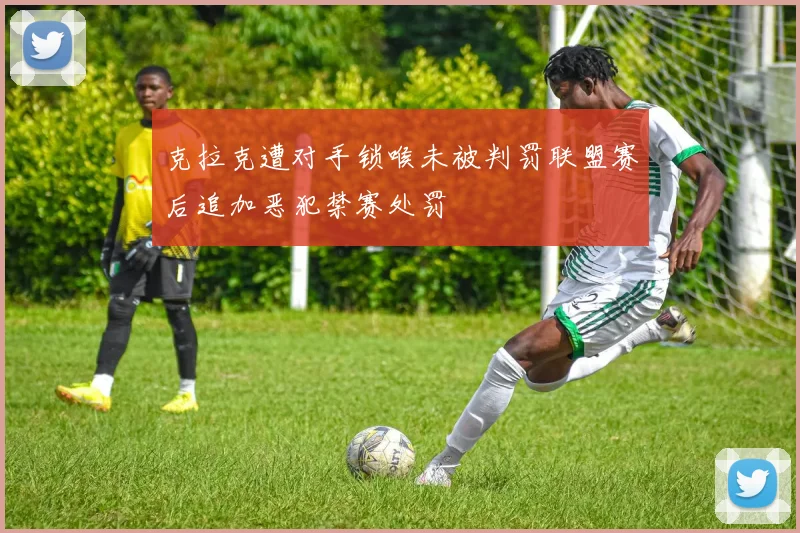克拉克遭对手锁喉未被判罚联盟赛后追加恶犯禁赛处罚